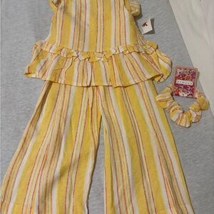 * NOT AVAILABLE *Yellow and Pink Striped Outfit